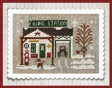 Little House Needleworks  Hometown Holidays Series Charts 1-10  cross stitch pattern only